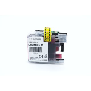 Alternativ - Brother Tinte Magenta LC-22EXXL Bulk 1.200...