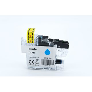 Alternativ - Brother Tinte Cyan LC-3217 Bulk 550Seiten