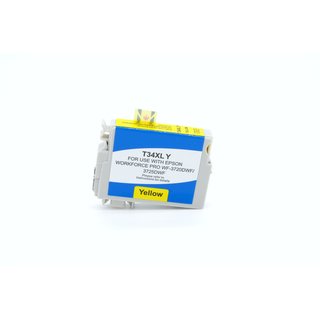 Alternativ - Epson Tinte Yellow T34XL C13T34744010 Bulk...