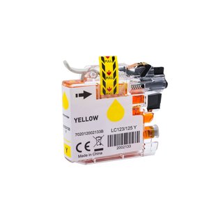 Alternativ - Brother Tinte Yellow LC-125XL Bulk 16,6ml