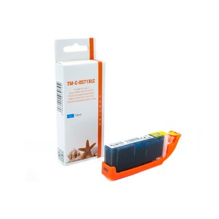 Alternativ - Canon Tinte Cyan CLI-571 0386C001 Schachtel...