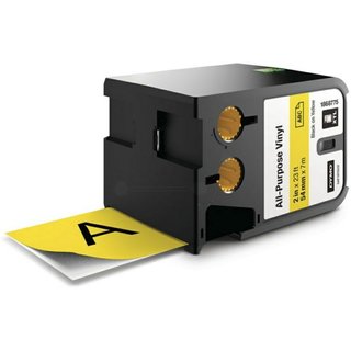 Original Dymo1868775 DirectLabel-Etiketten Vinyl schwarz...