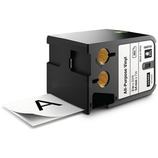 Original Dymo1868755 DirectLabel-Etiketten Vinyl schwarz...