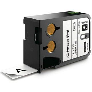 Original Dymo1868753 DirectLabel-Etiketten Vinyl schwarz...
