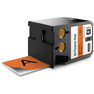 Original Dymo1868770 DirectLabel-Etiketten Vinyl schwarz...