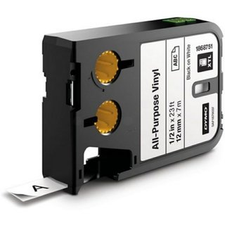 Original Dymo1868751 DirectLabel-Etiketten Vinyl schwarz...