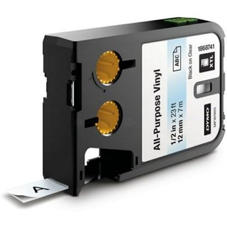 Original Dymo1868741 DirectLabel-Etiketten Vinyl schwarz...