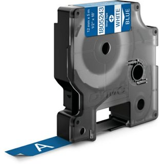 Original Dymo1805243 Farbband Vinyl weiss / blau
