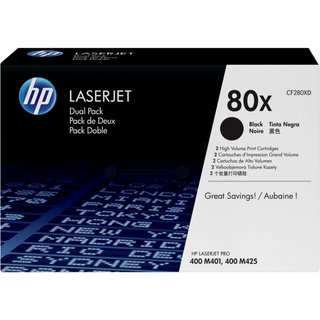 Original - HP 80X (CF280XD) (VE=2)