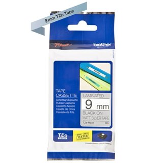 Original BrotherTZE-M921 DirectLabel schwarz auf silber...