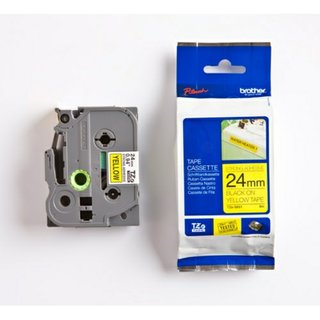 Original BrotherTZE-S651 DirectLabel schwarz auf gelb...