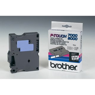 Original BrotherTX-131 DirectLabel schwarz auf Transparent