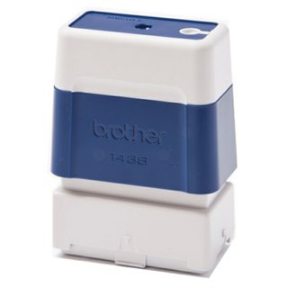 Original BrotherPR-1438E6P Stempel blau 14 x 38 mm