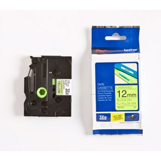 Original BrotherTZE-C31 DirectLabel schwarz auf gelb Laminat