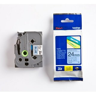 Original BrotherTZE-551 DirectLabel schwarz auf blau Laminat