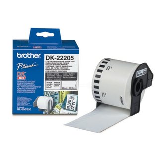 Original BrotherDK-22205 DirectLabel Etiketten weiss