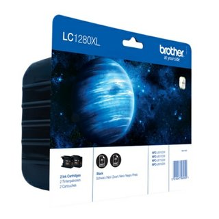 Original - Brother LC-1280XLBKBP2DR (VE=2)