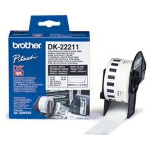 Original BrotherDK-22211 DirectLabel Etiketten weiss Film