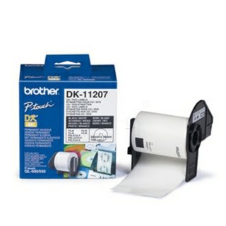 Original BrotherDK-11207 DirectLabel Etiketten CD/DVD