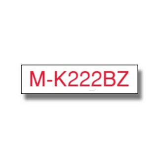 Original BrotherMK-222BZ DirectLabel rot auf weiss