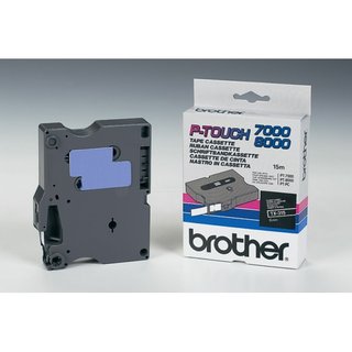 Original BrotherTX-315 DirectLabel weiss auf schwarz