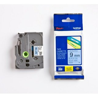 Original BrotherTZE-521 DirectLabel schwarz auf blau Laminat