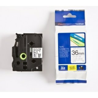Original BrotherTZE-161 DirectLabel schwarz auf Transparent