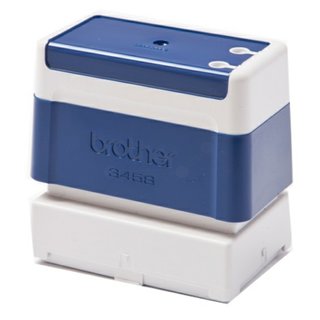 Original BrotherPR-3458E6P Stempel blau 34 x 58 mm