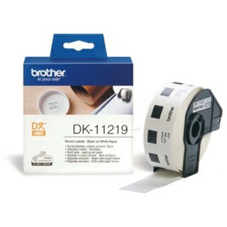 Original BrotherDK-11219 DirectLabel Etiketten rund