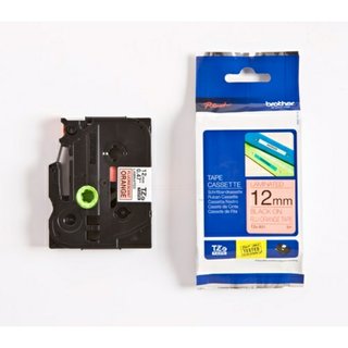 Original BrotherTZE-B31 DirectLabel schwarz auf orange...