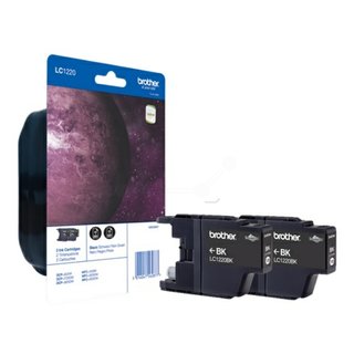 Original BrotherLC-1220BKBP2DR Tintenpatrone schwarz...