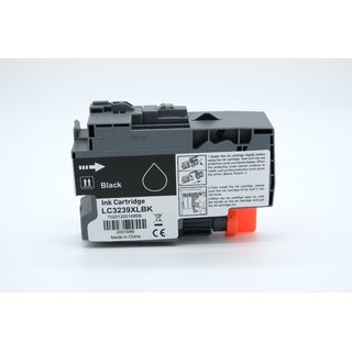Alternativ - Brother Tinte Schwarz LC-3239XL Bulk 128ml