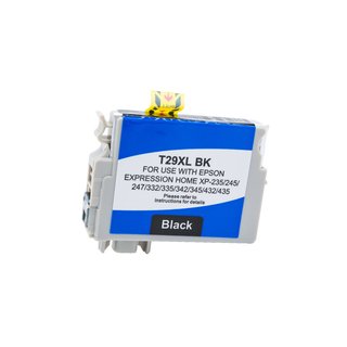 Alternativ - Epson Tinte Schwarz T29XL C13T29914010 Bulk...
