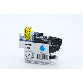 Alternativ - Brother Tinte Cyan LC-3219XL Bulk 1.500 Seiten