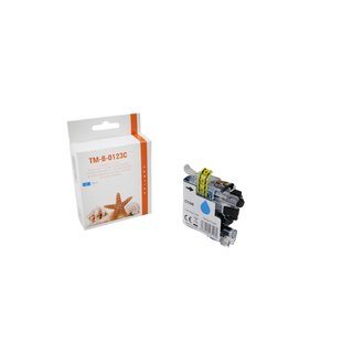 Alternativ - Brother Tinte Cyan LC-121 / LC-123 Schachtel...