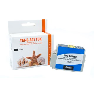 Alternativ - Epson Tinte Schwarz T3471 C13T34714010...
