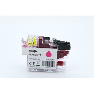 Alternativ - Brother Tinte Magenta LC-3219XL Bulk 1.500...