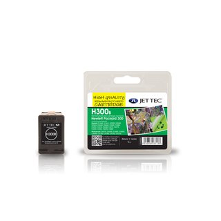 JETTEC Tinte Schwarz, Remanufactured zu HP CC640A Nr.300,...