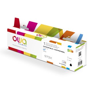 ARMOR Tinte Schwarz, kompatibel zu HP (L0S07AE) 973BXL,...