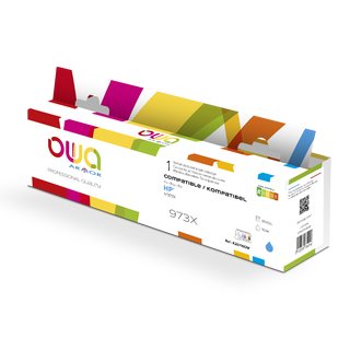 ARMOR Tinte Cyan, kompatibel zu HP (F6T81AE ) 973CXL, HP...