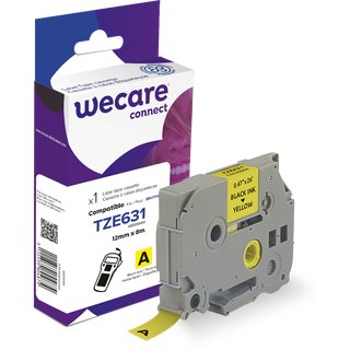 WECARE Schriftband komp. Brother TZe-631