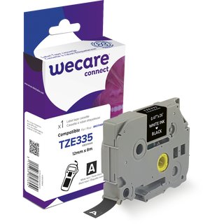WECARE Schriftband komp. Brother TZe-335