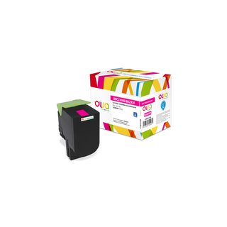OWA Toner komp. LEXMARK 80C0X30 / 802XM magenta (4000 S.)