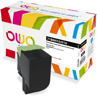 OWA Toner komp. LEXMARK 71B0H10 schwarz 6.000 S.