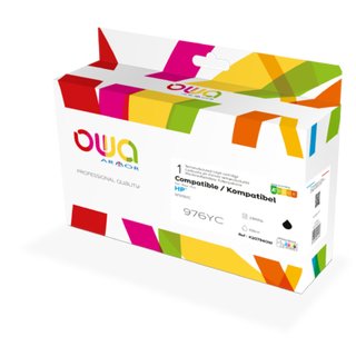 OWA Tinte komp. FOR HP 976Y BK schwarz L0S20YC