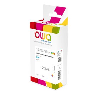 OWA Tinte komp. HP 22XL Color HC dreifarbig C9352CE