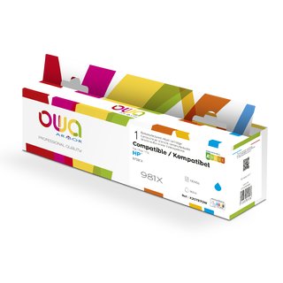 OWA Tinte komp. HP 981X C cyan L0R09A