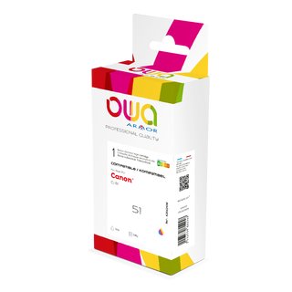 OWA Tinte komp. Canon CL-51 Color HC dreifarbig