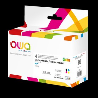 OWA Mulitpack komp. HP 88XL BK/C/M/Y