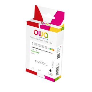 OWA Tinte komp. Epson T03A1 603XL schwarz